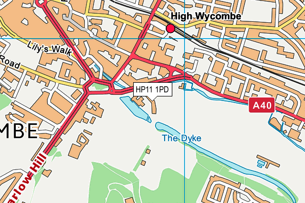 HP11 1PD map - OS VectorMap District (Ordnance Survey) HP11 1PD map - OS VectorMap District (Ordnance Survey)