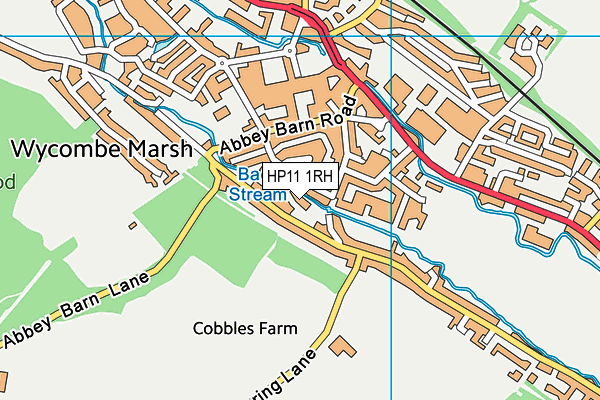 HP11 1RH map - OS VectorMap District (Ordnance Survey) HP11 1RH map - OS VectorMap District (Ordnance Survey)