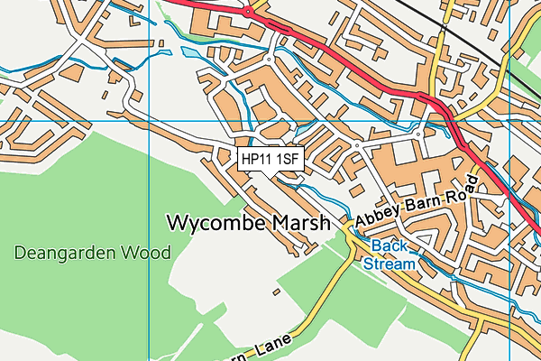 HP11 1SF map - OS VectorMap District (Ordnance Survey) HP11 1SF map - OS VectorMap District (Ordnance Survey)