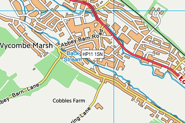 HP11 1SN map - OS VectorMap District (Ordnance Survey) HP11 1SN map - OS VectorMap District (Ordnance Survey)