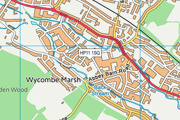 HP11 1SQ map - OS VectorMap District (Ordnance Survey) HP11 1SQ map - OS VectorMap District (Ordnance Survey)