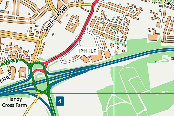 HP11 1UP map - OS VectorMap District (Ordnance Survey) HP11 1UP map - OS VectorMap District (Ordnance Survey)