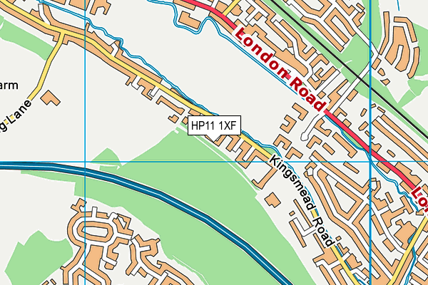 HP11 1XF map - OS VectorMap District (Ordnance Survey) HP11 1XF map - OS VectorMap District (Ordnance Survey)
