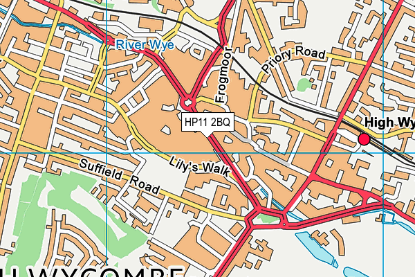 HP11 2BQ map - OS VectorMap District (Ordnance Survey) HP11 2BQ map - OS VectorMap District (Ordnance Survey)