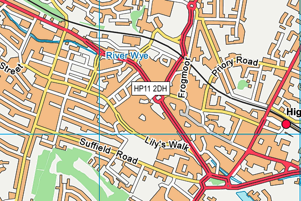 HP11 2DH map - OS VectorMap District (Ordnance Survey) HP11 2DH map - OS VectorMap District (Ordnance Survey)