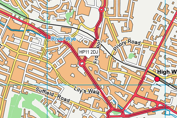 HP11 2DJ map - OS VectorMap District (Ordnance Survey) HP11 2DJ map - OS VectorMap District (Ordnance Survey)