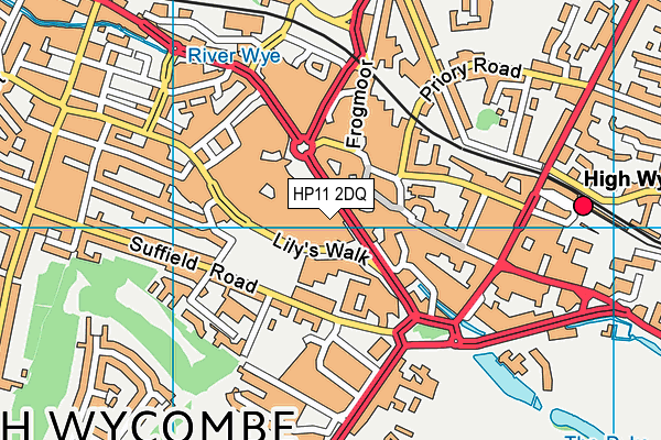 HP11 2DQ map - OS VectorMap District (Ordnance Survey) HP11 2DQ map - OS VectorMap District (Ordnance Survey)