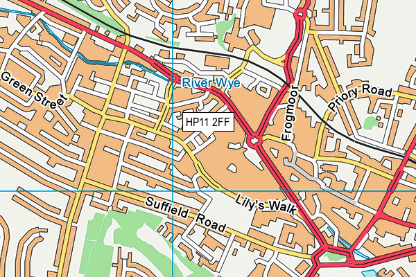 HP11 2FF map - OS VectorMap District (Ordnance Survey) HP11 2FF map - OS VectorMap District (Ordnance Survey)