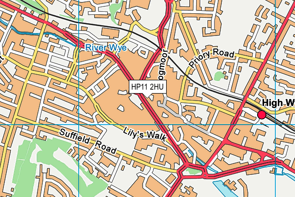 HP11 2HU map - OS VectorMap District (Ordnance Survey) HP11 2HU map - OS VectorMap District (Ordnance Survey)