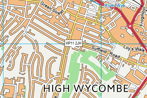 HP11 2JH map - OS VectorMap District (Ordnance Survey) HP11 2JH map - OS VectorMap District (Ordnance Survey)