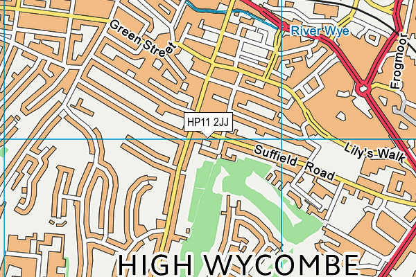 HP11 2JJ map - OS VectorMap District (Ordnance Survey) HP11 2JJ map - OS VectorMap District (Ordnance Survey)