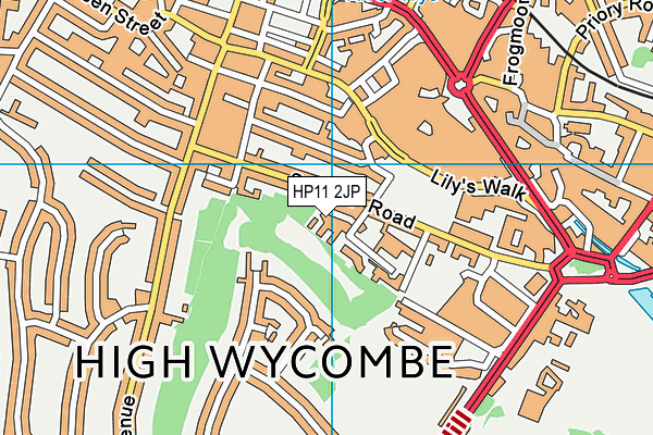 HP11 2JP map - OS VectorMap District (Ordnance Survey) HP11 2JP map - OS VectorMap District (Ordnance Survey)