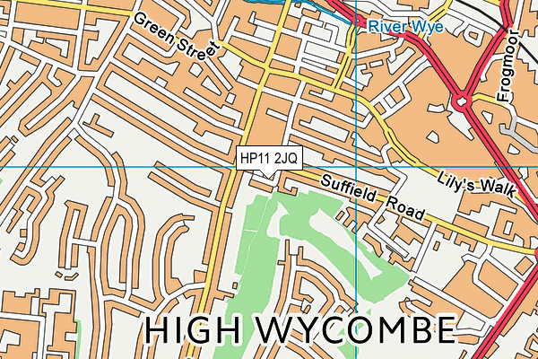 HP11 2JQ map - OS VectorMap District (Ordnance Survey) HP11 2JQ map - OS VectorMap District (Ordnance Survey)