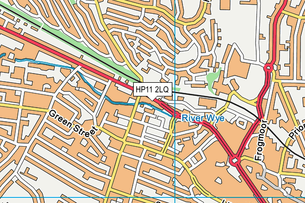HP11 2LQ map - OS VectorMap District (Ordnance Survey) HP11 2LQ map - OS VectorMap District (Ordnance Survey)