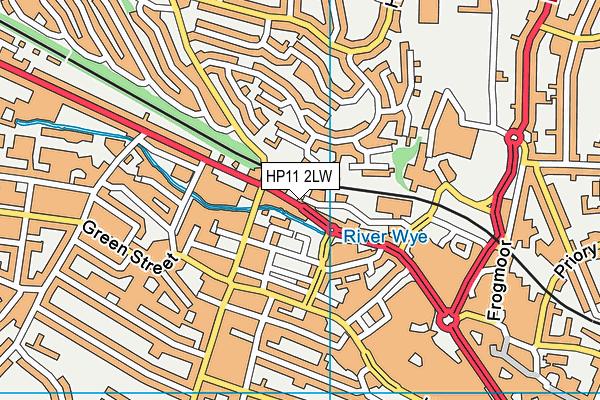 HP11 2LW map - OS VectorMap District (Ordnance Survey) HP11 2LW map - OS VectorMap District (Ordnance Survey)