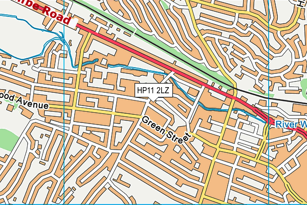 HP11 2LZ map - OS VectorMap District (Ordnance Survey) HP11 2LZ map - OS VectorMap District (Ordnance Survey)