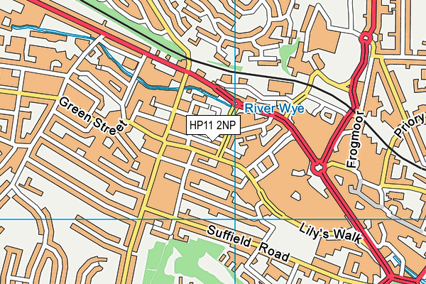 HP11 2NP map - OS VectorMap District (Ordnance Survey) HP11 2NP map - OS VectorMap District (Ordnance Survey)