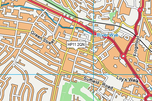 HP11 2QN map - OS VectorMap District (Ordnance Survey) HP11 2QN map - OS VectorMap District (Ordnance Survey)