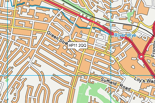 HP11 2QQ map - OS VectorMap District (Ordnance Survey) HP11 2QQ map - OS VectorMap District (Ordnance Survey)