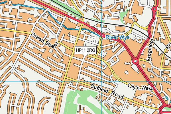 HP11 2RG map - OS VectorMap District (Ordnance Survey) HP11 2RG map - OS VectorMap District (Ordnance Survey)