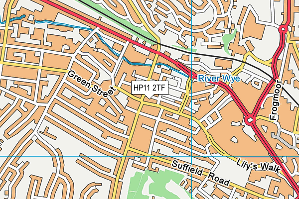 HP11 2TF map - OS VectorMap District (Ordnance Survey) HP11 2TF map - OS VectorMap District (Ordnance Survey)