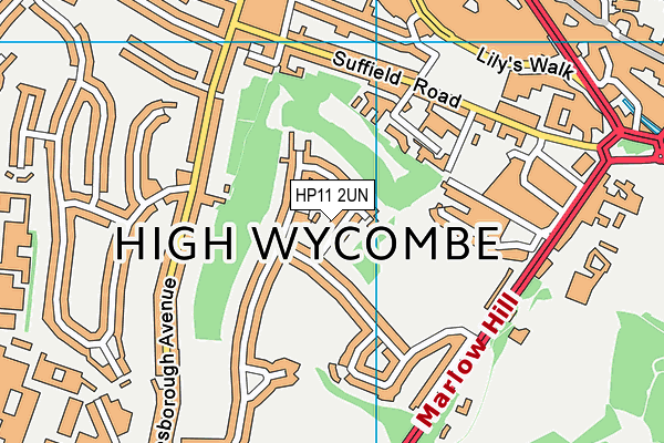 HP11 2UN map - OS VectorMap District (Ordnance Survey) HP11 2UN map - OS VectorMap District (Ordnance Survey)