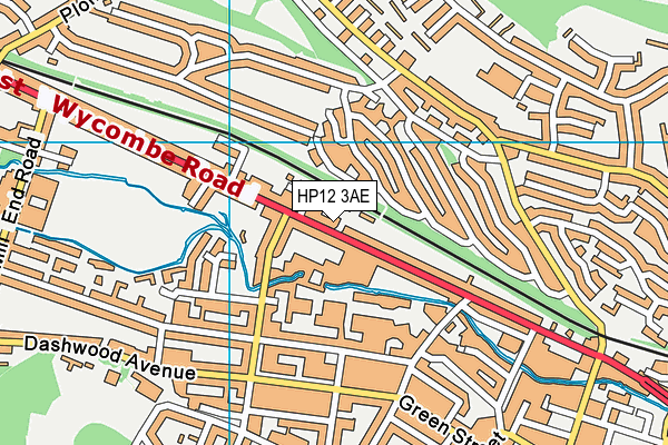 HP12 3AE map - OS VectorMap District (Ordnance Survey) HP12 3AE map - OS VectorMap District (Ordnance Survey)