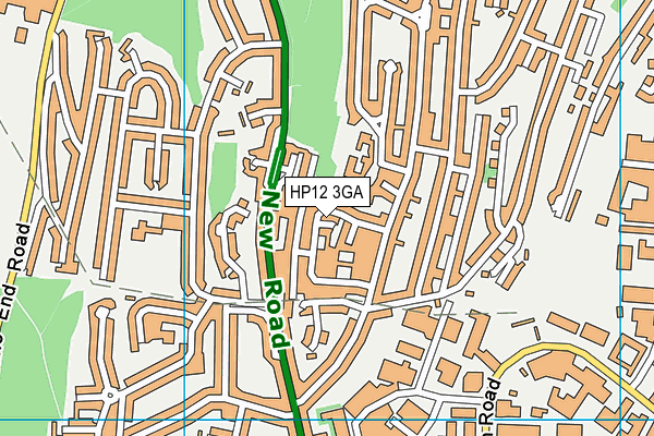 HP12 3GA map - OS VectorMap District (Ordnance Survey) HP12 3GA map - OS VectorMap District (Ordnance Survey)