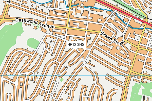 HP12 3HG map - OS VectorMap District (Ordnance Survey) HP12 3HG map - OS VectorMap District (Ordnance Survey)