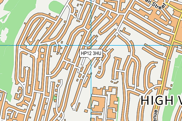 HP12 3HU map - OS VectorMap District (Ordnance Survey) HP12 3HU map - OS VectorMap District (Ordnance Survey)