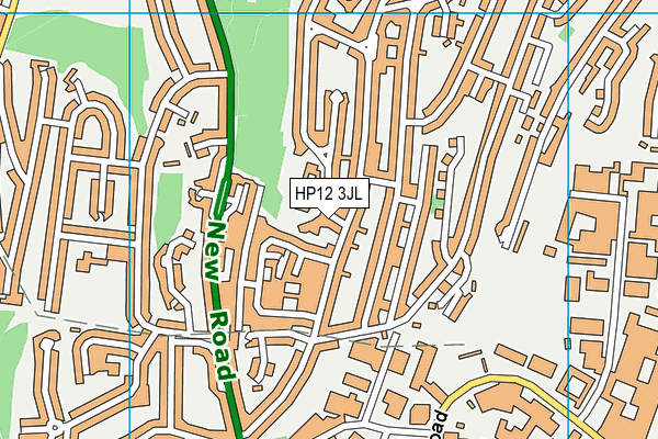 HP12 3JL map - OS VectorMap District (Ordnance Survey) HP12 3JL map - OS VectorMap District (Ordnance Survey)
