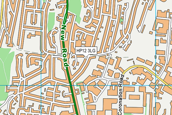 HP12 3LG map - OS VectorMap District (Ordnance Survey) HP12 3LG map - OS VectorMap District (Ordnance Survey)