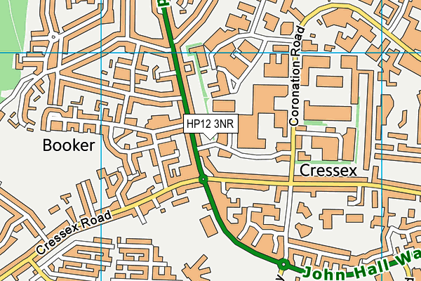 HP12 3NR map - OS VectorMap District (Ordnance Survey) HP12 3NR map - OS VectorMap District (Ordnance Survey)