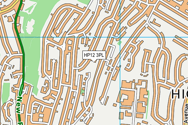 HP12 3PL map - OS VectorMap District (Ordnance Survey) HP12 3PL map - OS VectorMap District (Ordnance Survey)