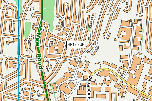 HP12 3UF map - OS VectorMap District (Ordnance Survey) HP12 3UF map - OS VectorMap District (Ordnance Survey)