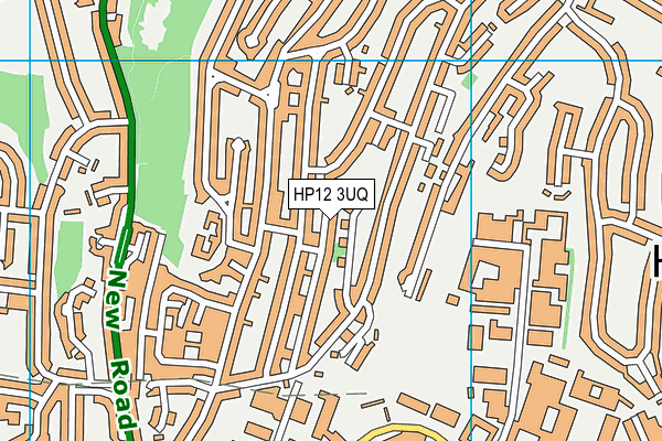HP12 3UQ map - OS VectorMap District (Ordnance Survey) HP12 3UQ map - OS VectorMap District (Ordnance Survey)