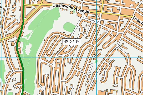 HP12 3UY map - OS VectorMap District (Ordnance Survey) HP12 3UY map - OS VectorMap District (Ordnance Survey)