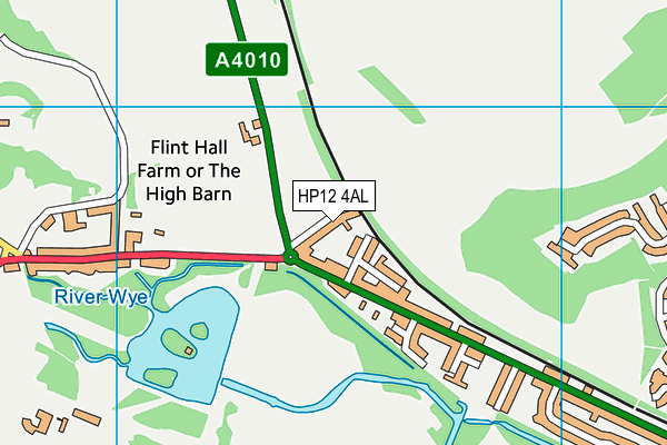 HP12 4AL map - OS VectorMap District (Ordnance Survey)