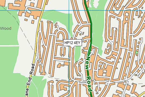 HP12 4EY map - OS VectorMap District (Ordnance Survey) HP12 4EY map - OS VectorMap District (Ordnance Survey)