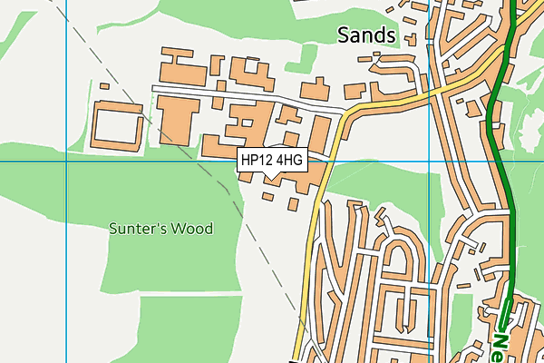 HP12 4HG map - OS VectorMap District (Ordnance Survey) HP12 4HG map - OS VectorMap District (Ordnance Survey)
