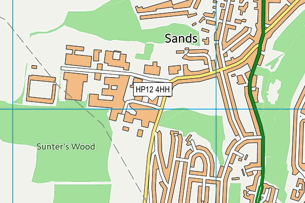 HP12 4HH map - OS VectorMap District (Ordnance Survey) HP12 4HH map - OS VectorMap District (Ordnance Survey)