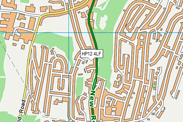 HP12 4LF map - OS VectorMap District (Ordnance Survey) HP12 4LF map - OS VectorMap District (Ordnance Survey)