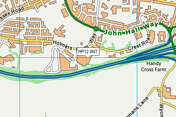 HP12 4NT map - OS VectorMap District (Ordnance Survey) HP12 4NT map - OS VectorMap District (Ordnance Survey)