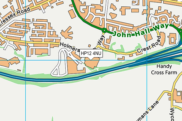 HP12 4NU map - OS VectorMap District (Ordnance Survey) HP12 4NU map - OS VectorMap District (Ordnance Survey)