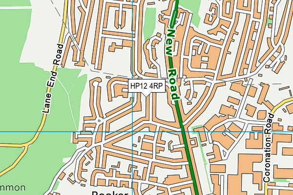 HP12 4RP map - OS VectorMap District (Ordnance Survey) HP12 4RP map - OS VectorMap District (Ordnance Survey)