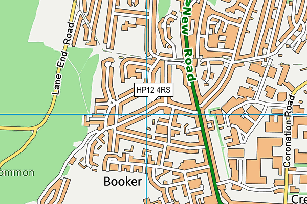 HP12 4RS map - OS VectorMap District (Ordnance Survey) HP12 4RS map - OS VectorMap District (Ordnance Survey)