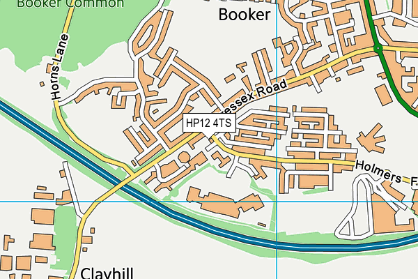 HP12 4TS map - OS VectorMap District (Ordnance Survey) HP12 4TS map - OS VectorMap District (Ordnance Survey)