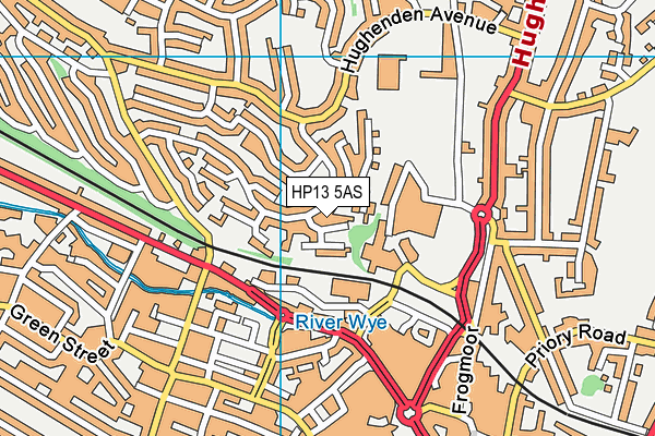 HP13 5AS map - OS VectorMap District (Ordnance Survey) HP13 5AS map - OS VectorMap District (Ordnance Survey)