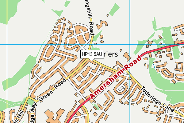 HP13 5AU map - OS VectorMap District (Ordnance Survey) HP13 5AU map - OS VectorMap District (Ordnance Survey)