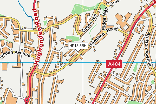 HP13 5BH map - OS VectorMap District (Ordnance Survey) HP13 5BH map - OS VectorMap District (Ordnance Survey)